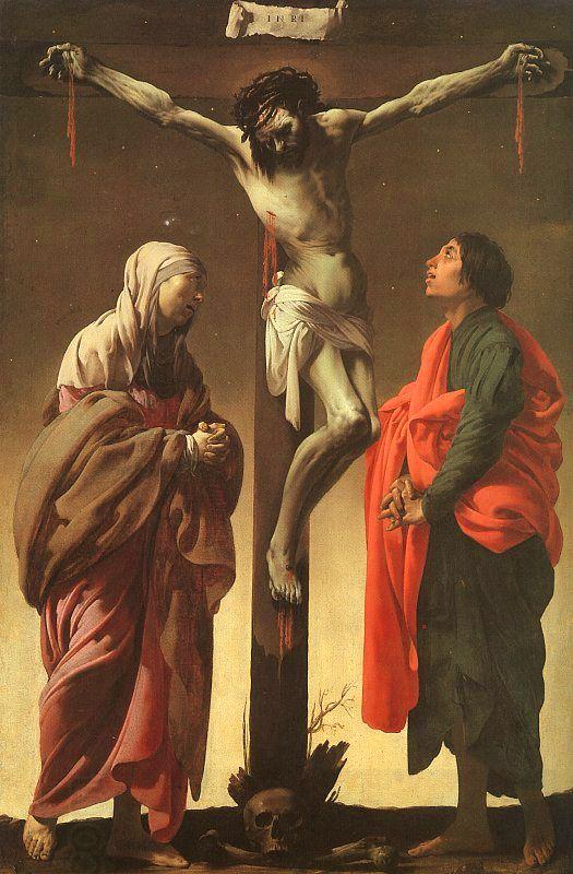 Hendrick Terbrugghen The Crucifixion with the Virgin and St.John China oil painting art